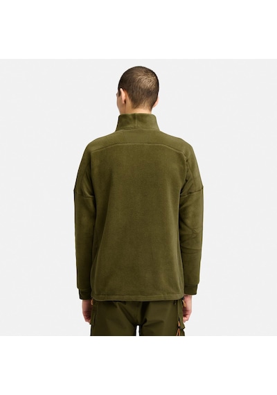 Timberland Polartec Mix Media Full Zip Fleece Erkek Yeşil Ceket