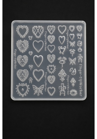 Nail Art Silikon Kalıp 3d Nail Art Desen Kalıbı, Tırnak Süsleme Desen Charm Tırnak Çarm 108 Nail Art Silikon Kalıp 3d Nail Art Desen Kalıbı, Tırnak Süsleme Desen Charm Tırnak Çarm 108