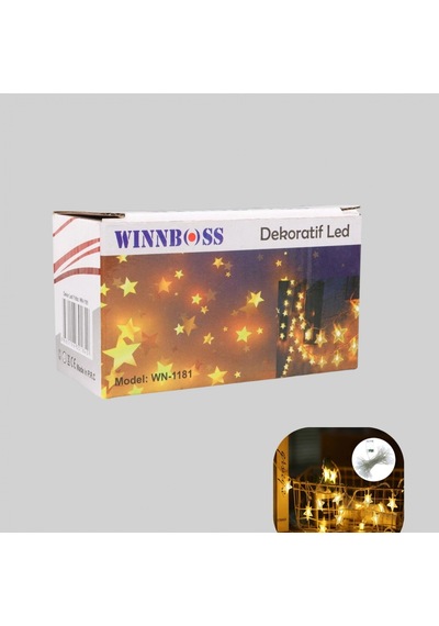 Yıldız Led Işık 5 Metre Dekoratif Aydınlatma Günışığı Yeni Nesil