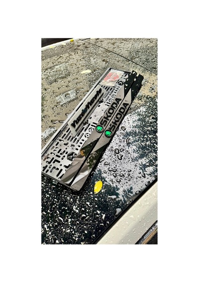 2adet Skoda Uyumlu Pleksi Plakalık - 878384769