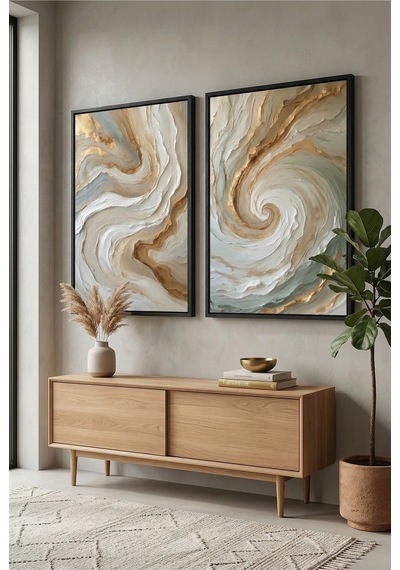 Siyah Ahşap Çerçeveli Soyut Mermer Görünümlü Altın Detay Modern Duvar Tablosu 2 Li Set Kabartma Görünümlü Siyah Siyah Ahşap Çerçeveli Soyut Mermer Görünümlü Altın Detay Modern Duvar Tablosu 2 Li Set Kabartma Görünümlü Siyah