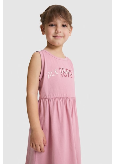 U.s. Polo Assn. Kız Çocuk Pembe Pijama Takım 50327336-vr041