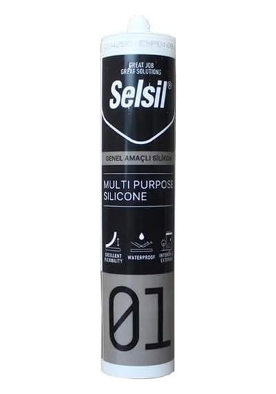 01 Genel Amaçlı Silikon 280 Gr Şeffaf