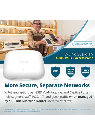 D-link Dbr-700 Vpn Destekli Smb Router, Smart Access Point Kontrolcü
