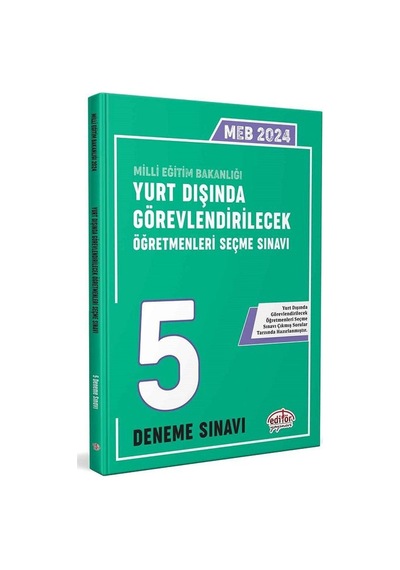 Editör 2024 Meb Yurt Dışında Görevlendirilecek Öğretmenleri Seçme