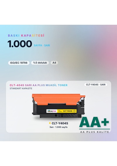 Samsung Clt-y404s Sarı Uyumlu Toner Aa Plus / Xpress C430 / C480