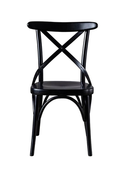 Gazzini Thonet Ahşap Sandalye Siyah