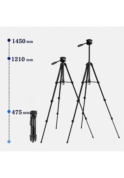 Digipod Tr-564 145Cm Çantalı Tripod