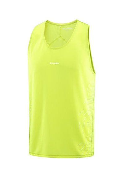 Salomon Sense Aero Graphıc Erkek Koşu Tişörtü Lc2758000 Sarı