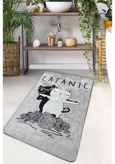 Chilai Home Catanic 70x120 Cm Banyo Halısı Djt Renkli