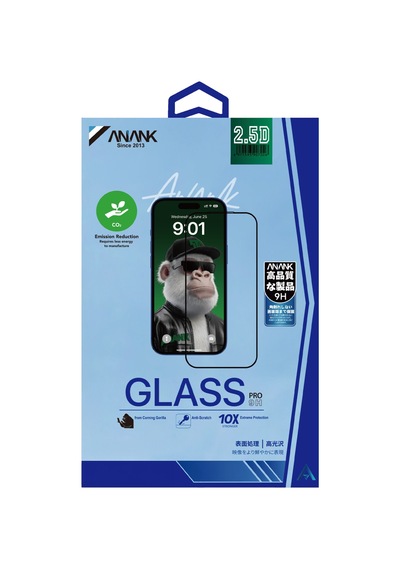 Anank Apple İphone 16 Pro Max 2.5d 10x Güçlendirilmiş Corning Cam Ekran Koruyucu