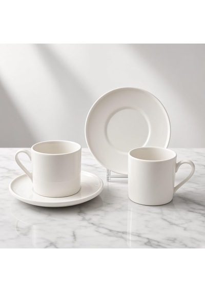 Sade 2 Kişilik Porselen Çay Fincan Takımı - 150 Ml Diğer
