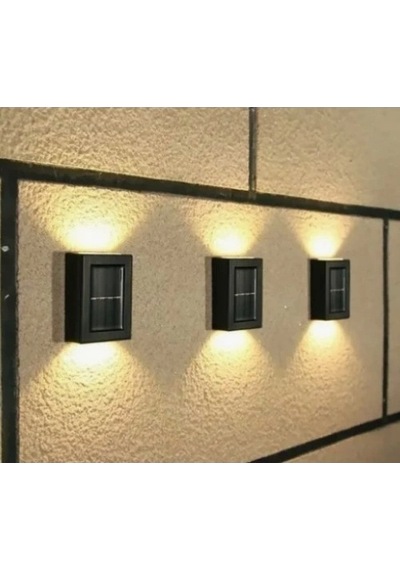 Solar 4 Ledli 11cm Duvar Aydınlatması Çok Renkli