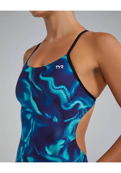 Tyr Durafast Elite Women's Cutoutfit Swimsuit - Waveform Turkuaz