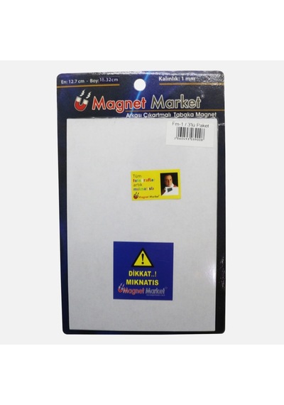 Magnet Arkası Yapışkanlı Mıknatıs