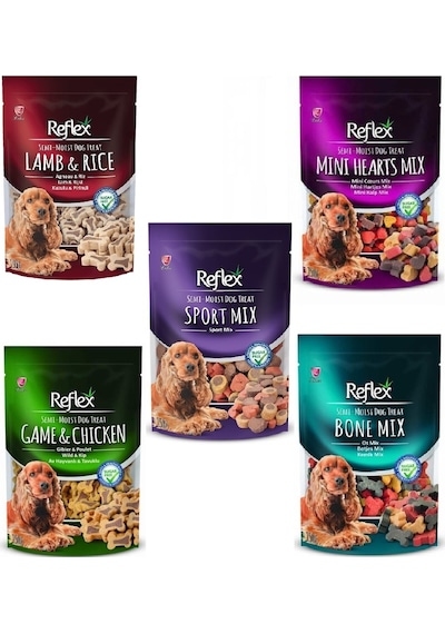 Reflex Semi-Moist Karışık Köpek Ödülü 5 x 150 G