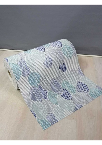 Aqua Mat Islak Zemin Anti Bakteriyel Kaydırmaz Çok Amaçlı Paspası 65 Cm Eninde 65 X 100 / Gri Mavi