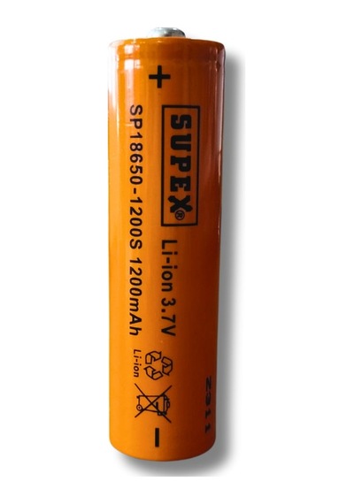 Belirtilmemiş Sp-18650-1200 3.7v 1200mah Li-ıon Pil Başlıklı