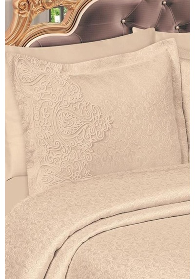 Farah Brokar Güpürlü Pike Takımı Bej (541555306) Bej