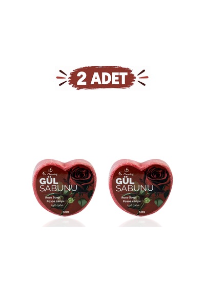 Dr.cleanıng - 93 - - Gül Sünger Sabun 135 Gr - 2 Adetlık - Shophnrl - Set Ürün Diğer