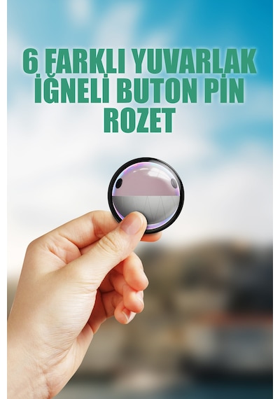 Bubble Tadc The Amazing Digital Circus Çanta Süsü Rozet İğneli Buton Rozet Seti 6 Adet Altılı