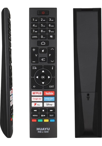 Rm-l1840 Vestel Uyumlu Netflix Youtube Prime Video Google Play Disney+ Tuşlu Lcd Led Tv Kumanda