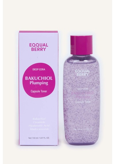 Defacto EQQUALBERRY Bakuchiol Plumping Capsule Toner 150 ml-Hyaluronik Asit,Madecassoside ve Seramid İçerikli Tonik H6478AXNS