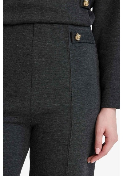 Defacto Straight Fit Düz Paça Pike Pantolon G2918ax26spar104 Antrasit-ar104