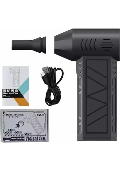 Turbo Jet 160000rpm Şarjlı Turbo Jet Şiddetli Fan Yüksek Hızlı Güçlü Hava Üfleyici Araç Süpürgesi