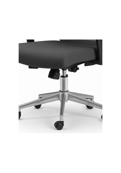Upstyle Meltem Başlıklı Kumaş Ergonomik Çalışma Koltuğu Gri 66 125 65 Cm