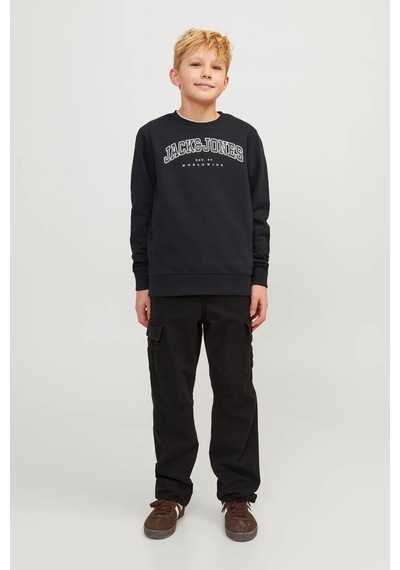 Jack & Jones Çocuk Jjecaleb Sweatshirt SIYAH