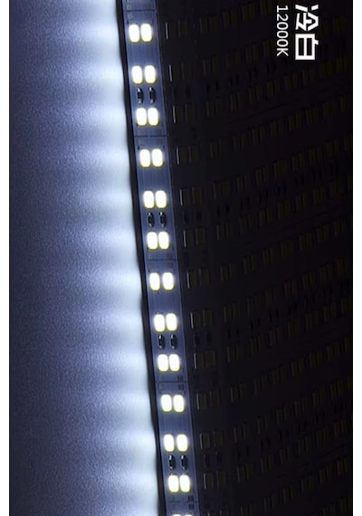 5730 Çift Sıra Alüminyum Çubuk Led Beyaz 12v 144 Ledli 1 Metre