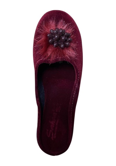 Rose Kadın Dolgu Topuk Ev Terliği Bordo - 820717572 Bordo
