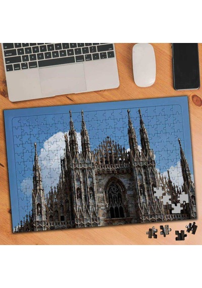 Milan Cathedral Kilisesi 240 Parça Puzzle Yapboz-74708