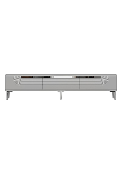 Tsa1805bs - Meyra Tsa180 Tv Stand, Tv Sehpası Ve Tv Ünitesi Beyaz-sılver 180cm