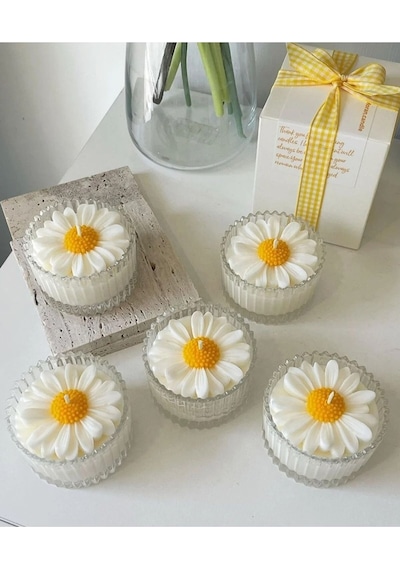 Bernami Biblo Pinterest Dekoratif Mum Papatya 10 Adet,