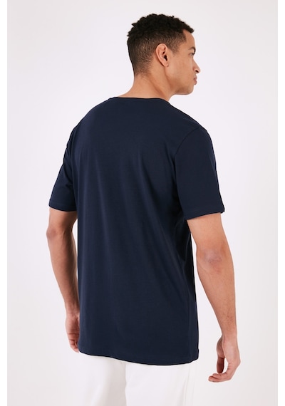Buratti % 100 Pamuk Bisiklet Yaka Regular Fit Erkek T Shirt 5902757 Indigo