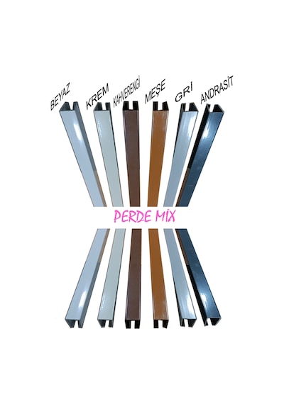Perdemix Ahşap Rustik Rayı