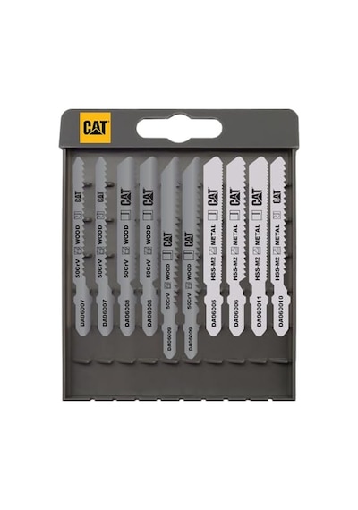Da06901 Profesyonel Metal/ahşap Hassas/kaba Kesim Dekupaj Testere Ucu 10 Parça