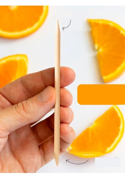 Ayrex Transformacion Profesyonel 7'li Portakal Çubuğu Seti - 11.5 Cm Manikür & Pedikür Et İtici Ve Tırnak Temizlem