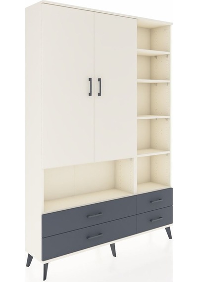 Arges Dolap 10 Raflı 4 Çekmeceli 2 Kapaklı 132x30x195 Aytaşı-aytaşı/antrasit Aytası/antrasıt Arges Dolap 10 Raflı 4 Çekmeceli 2 Kapaklı 132x30x195 Aytaşı-aytaşı/antrasit Aytası/antrasıt