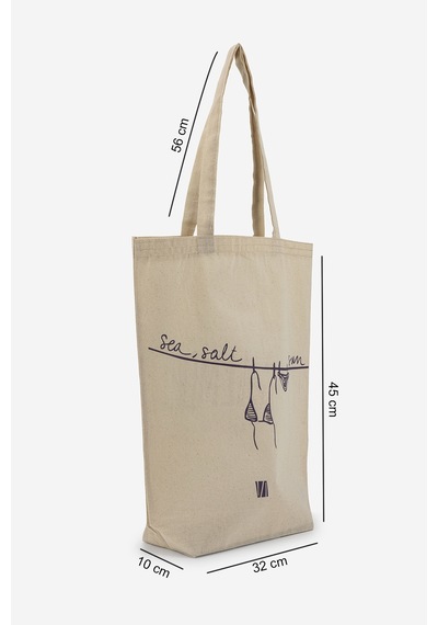 Valmenti Unisex Tekstil Lila Bez Poşet Çanta 1223 Vlmnt-1 Bez Poset Ntrl Ktn/lıla