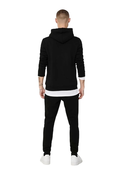 Only Erkek Kapüşonlu Sweatshirt Sİyah