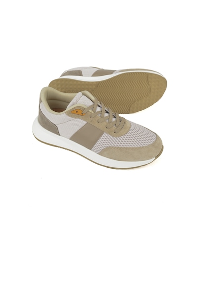Ziya, Erkek Hakiki Deri Sneaker 14150z0001 Bej Bej