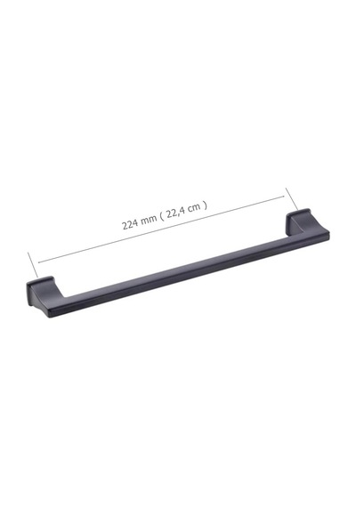 Doğanlar Techno 224 mm Mobilya Kulp Mat Siyah