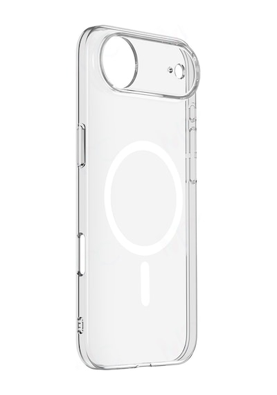 Nourthkiingdom Apple Uyumlu iPhone 17 Air Kılıf Zore M-safe Şarj Özellikli Şeffaf Kamera Çerçeveli Porto Kapak - Şeffaf Şeffaf