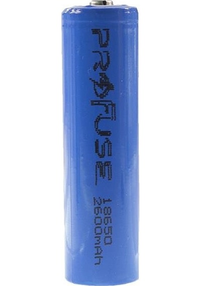 Profuse 2600 mAh 3.7 V 18650 Başlı Li-Ion Şarj Edilebilir Pil