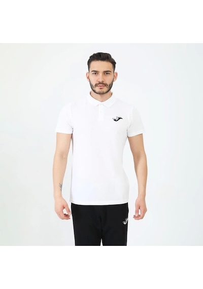 Joma Erkek Günlük T-shirt Polo Rush Beyaz 4231115 Beyaz