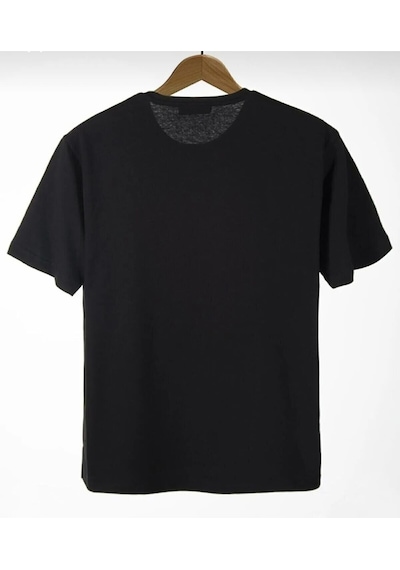 Kozia Outdoors Erkek Siyah Oversize T-şhirt Siyah SIYAH