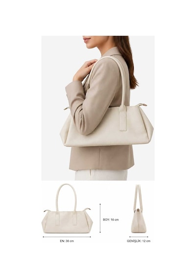 Moda Çınar Yeni Model El Çantası Model:byzkhvçnat1 Beyaz